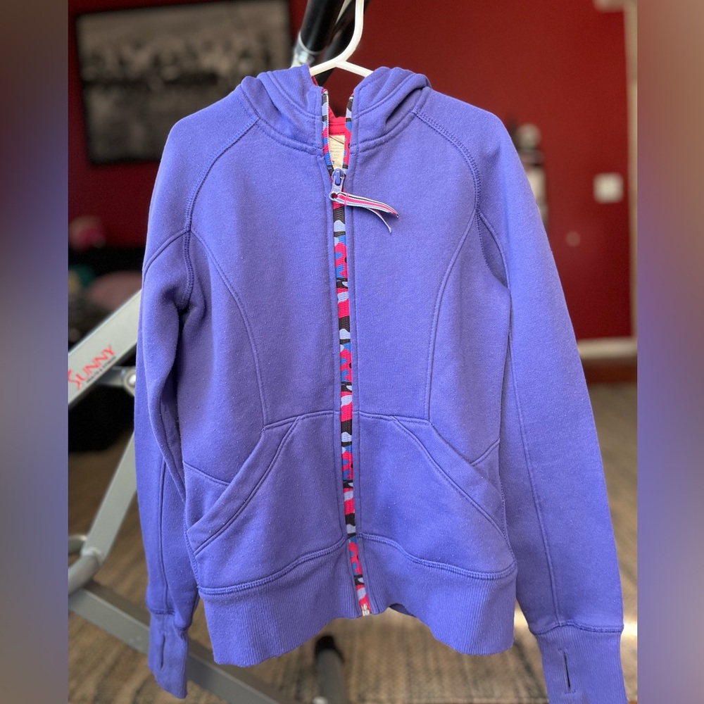 PURPLE ZIP UP HOODIE 💜